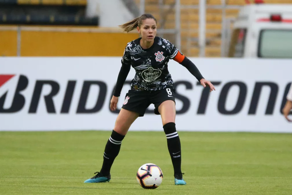 Erika (#99 Corinthians) during the Campeonato Paulista Feminino football  match between Corinthians x Santos at Parque Sao Jorge in Sao Paulo,  Brazil. Richard Callis/SPP Credit: SPP Sport Press Photo. /Alamy Live News